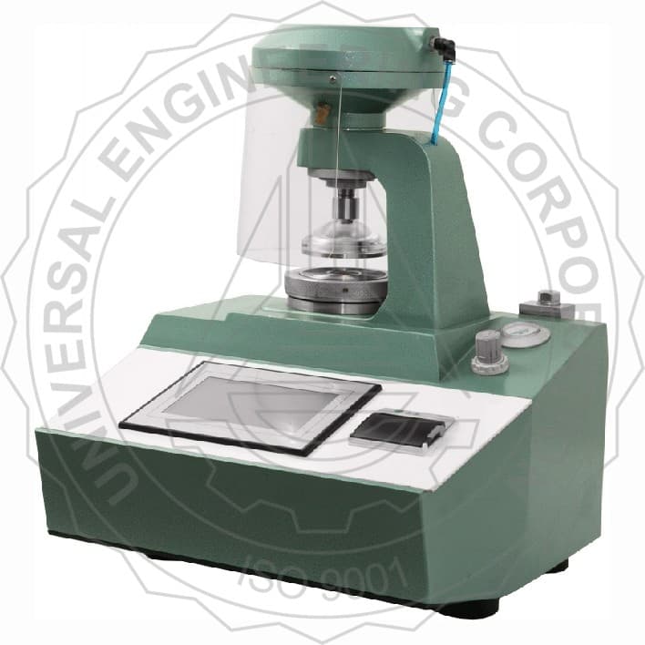 Bursting Strength Tester - Touch Screen Controlled (Pneumatic Clamping) for Board / Solid Fibre Corrugated Board.